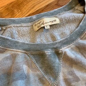 Distressed Camo Sweatshirt